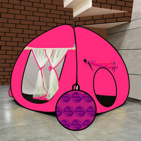 SILVER SHINE Foldable Kids Play Tent House | Pop-Up Indoor & Outdoor ...