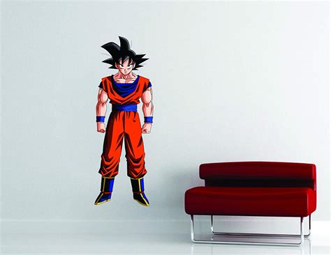Buy Decorvilla PVC Vinyl Goku Wall Sticker and Decal (20 x 58 cm ...