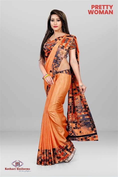 Pretty Woman - PW1B | KOTHARI UNIFORMS | Uniform Sarees