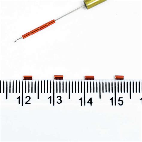 Buy now 3mm Fire Orange Color Glass Bugle Beads for making jewelry at ...