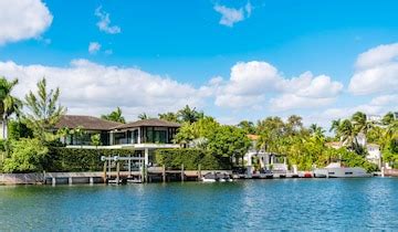 Vacation building in summer luxury waterfront house hotel building ...