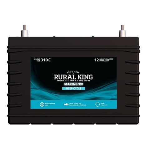 Rural King Marine/RV Deep Cycle Battery, Group Size 31DC | Rural King