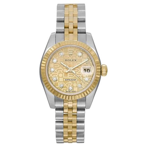 Rolex Datejust 26mm 18k Gold Steel Jubilee Dial Automatic Ladies Watch ...