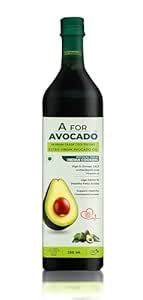 A For AVOCADO Extra Virgin Cold Pressed Natural Avocado Oil with Oil ...