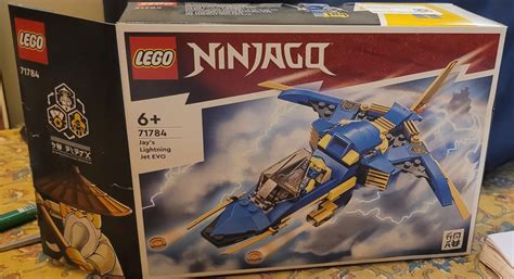 LEGO NINJAGO Jay's Lightning Jet EVO 71784 Building Toy Set (146 Pcs ...
