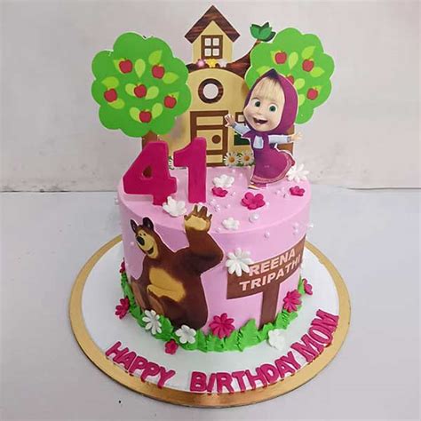 Masha and The Bear Theme Cake Online | Just Bake