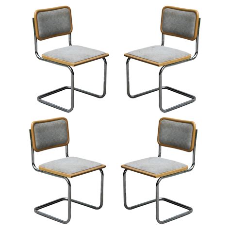6 Cesca Chairs by Marcel Breuer at 1stDibs