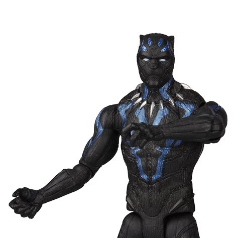 Buy Marvel Black Panther 6-inch Vibranium Suit Black Panther Online at ...