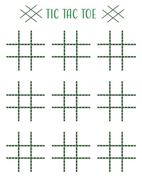 tic tac toe board | Printerfriendly