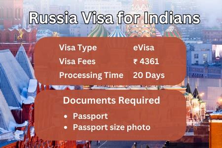 Russia Visa for Indians | Russia Visa Requirements for Indian Citizens