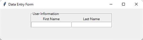 Image result for Data Entry Windows in Tkinter