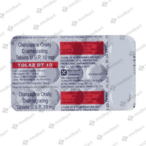 TOLAZ DT 10MG TABLET 15'S Price, Uses, Side Effects & Substitutes | Medkart