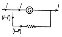 When shunt of 4 Ω is attached to a galvanometer, the deflection in the ...