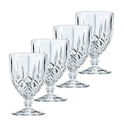 Nachtmann Noblesse Collection Tall Goblet, Set Of 4, Made Of Crystal ...