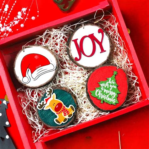 Quirky Sliced Logs Gift Set - Unique Hand-Crafted Wooden Decor