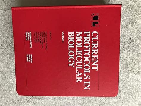 Buy Current Protocols in Molecular Biology Book Online at Low Prices in ...