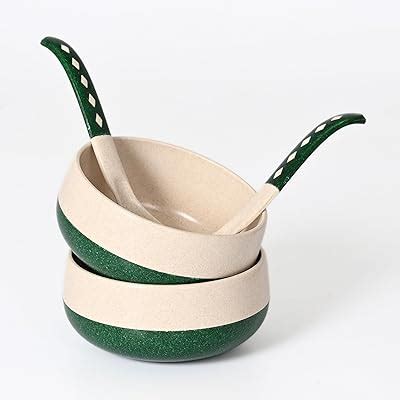 Eha Earth-Friendly Soup Bowls with Spoons|250 ml|Made with Rice Husk ...