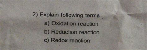 Explain following terms - Brainly.in
