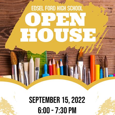 Edsel Ford High School Open House | Edsel Ford High School