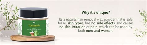 Buy TouchEsse Aloe Vera Flavour Hair Removal Wax Powder for Men & Women ...