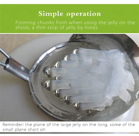 Sl Jelly Scraping Scraper, Cold Noodle Stainless Steel Snack Tool ...