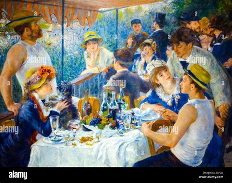 PIERRE-AUGUSTE RENOIR (1841-1919) LUNCHEON OF THE BOATING PARTY (1880 ...