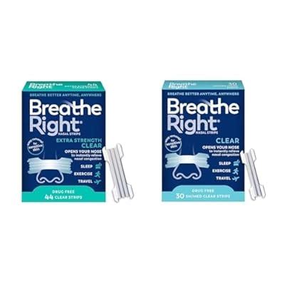 Breathe Right Nasal Strips | Extra Strength | Clear India | Ubuy