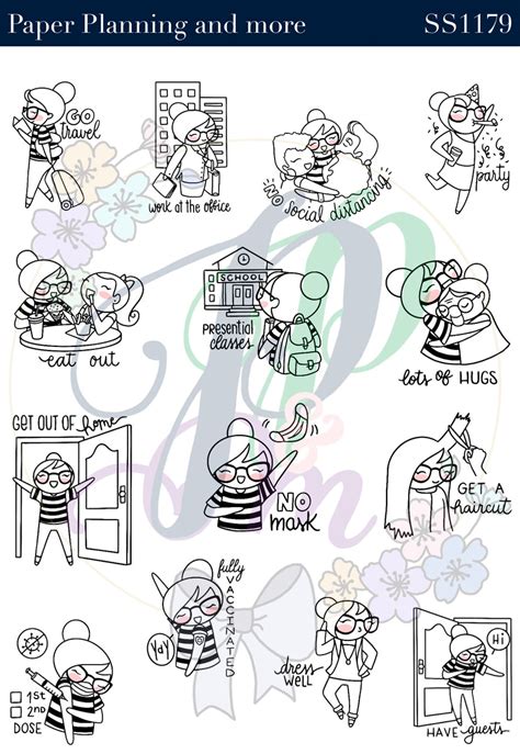 Post Covid Sticker Sheet – Paper planning and more