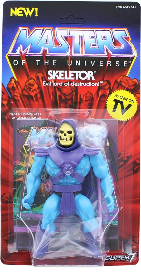 Buy SUPER7 Masters of The Universe Vintage Skeletor Action Figure ...