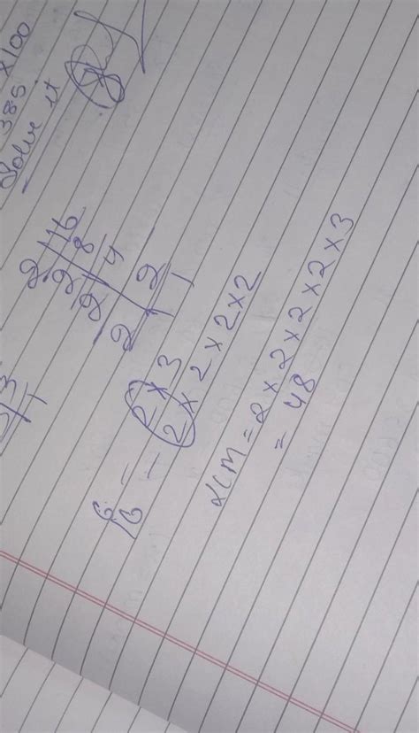LCM of 6 and 16mAths please gI've answer - Brainly.in