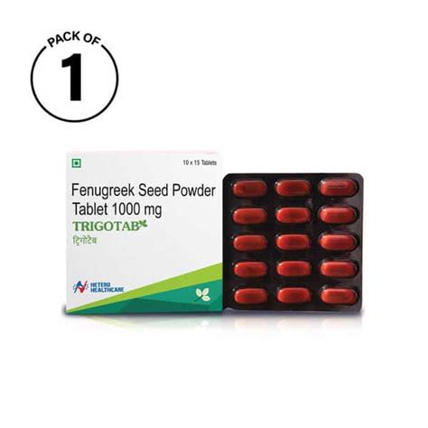 Buy TRIGOTAB FENUGREEK SEED EXTRACT POWDER TABLETS FOR DIABETES - 150 ...