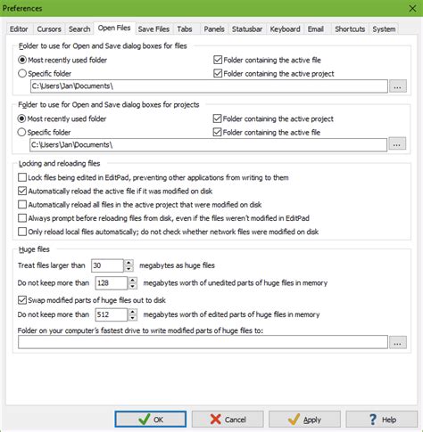 Open Files with Defaults 的图像结果