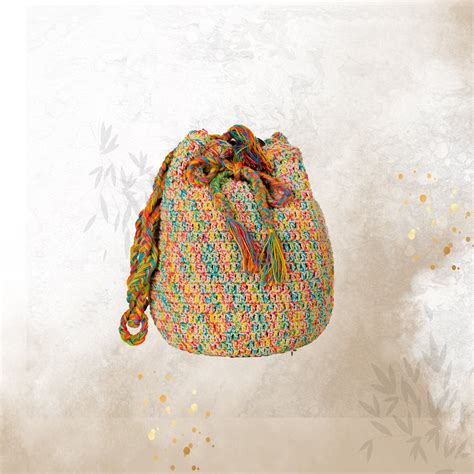 Multi Colour Tassel Potli Bag - Buy Online – Happy Cultures