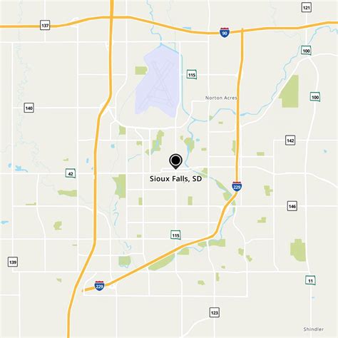 Sioux Falls, SD Map & Directions - MapQuest