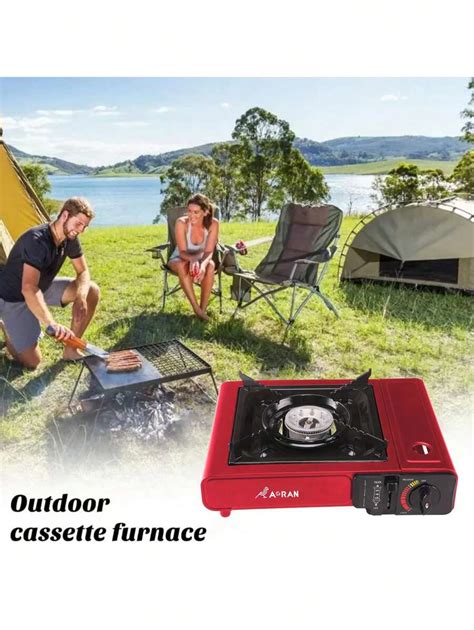 1 Outdoor Card Stove, Portable Camping Stove, High-Power Butane Stove ...