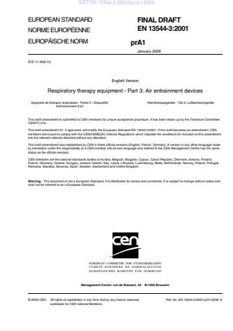 EN 13544-2:2002+A1:2009 - Respiratory therapy equipment - Part 2 ...