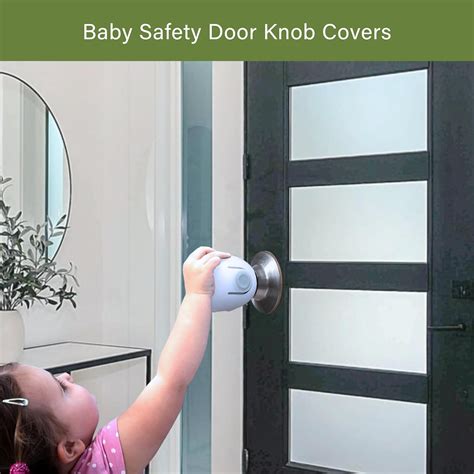 HeartofTafiti Child Proof Door Knob Covers, Door Knob Safety Cover ...