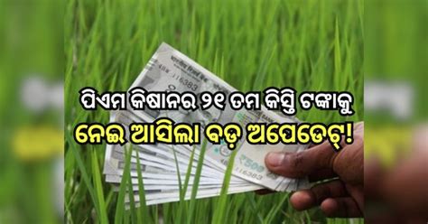 Pm Kisan Yojana: ସରକାର ଦେଲେ ବଡ଼ ସୂଚନା,ଏହି ଦିନ ଆସିବ ପିଏମ୍ କିଷାନର ୨୧ତମ ...