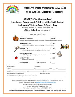 Fillable Online Parents for Megan's Law and the Crime Victims Center ...