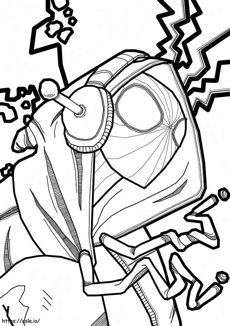 Miles Morales Coloring Pages