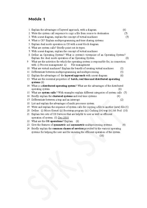 Module 1 question bank - Module 1 Explain the advantages of layered ...