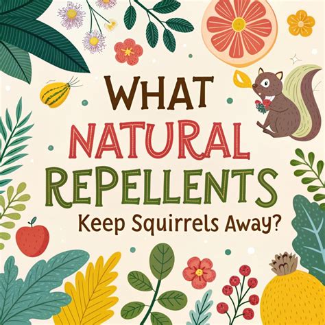 What Natural Repellents Keep Squirrels Away? - Humane Pest Control