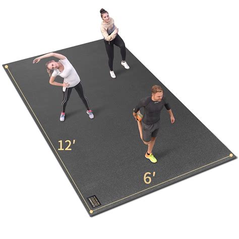Buy GXMMAT Extra Large Exercise Mat 12'x6'x7mm, Ultra Durable Workout ...