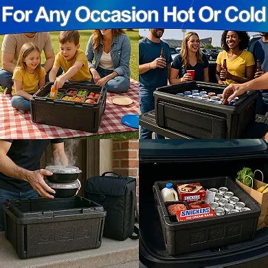 Collapsible Foam Cooler Chest X-Large - Holds 40 16oz Bottles, Iceless ...