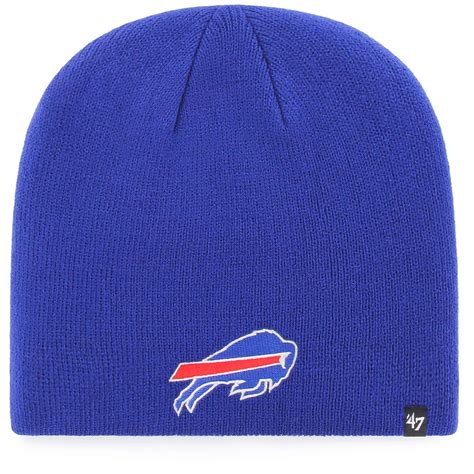 47 Brand Men's Buffalo Bills Fitted Beanie - Primary Logo Knit, Royal ...