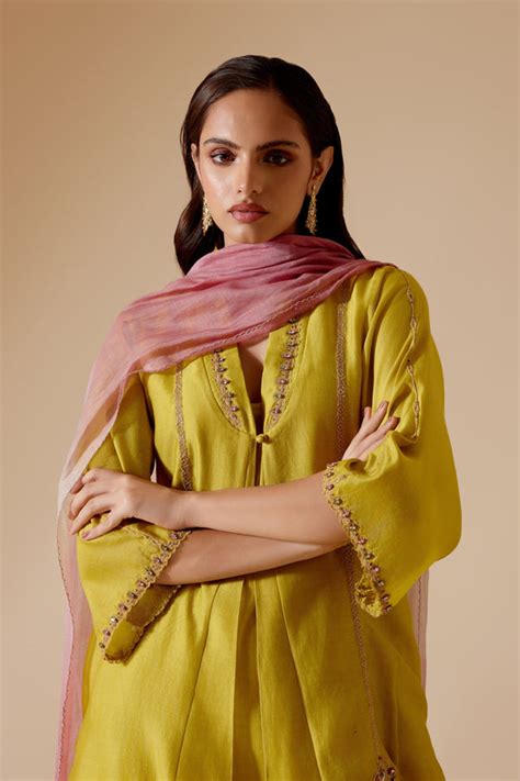 Bunka - Ambreen Pink Dupatta - Elahe