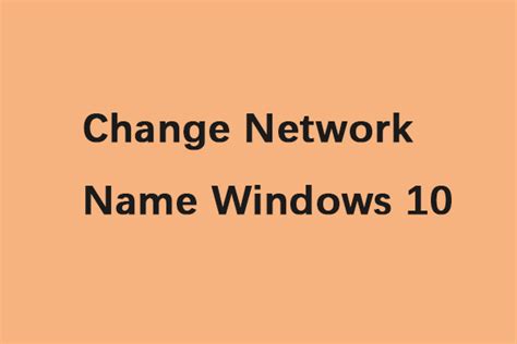 Network Name Windows 10 的图像结果