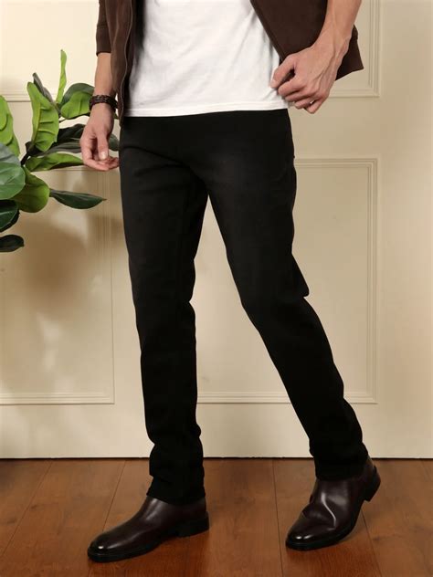 Shop Mid Rise Black jeans for Men Online in India | Wrogn