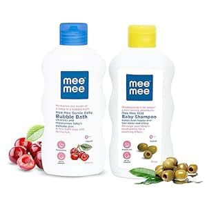 Amazon.in: Buy Mee Mee Gentle Baby Shampoo & Bubble Bath with Cherry ...