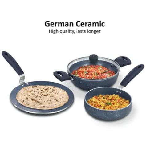 Hawkins Ceramic Nonstick 3-Piece Cookware Set (24ICGP) – New Variety ...